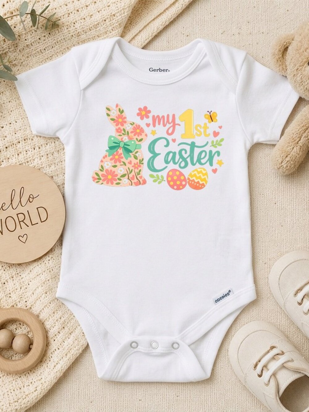 My First Easter Baby's First Spring ONESIE® - Natural Baby Gift